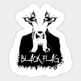 Black flag Sticker